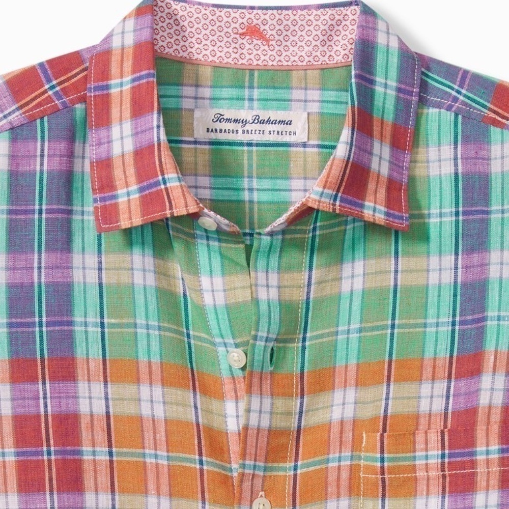 Tommy Bahama Barbados Breeze Linen Shirt - Medium - Picture 2 of 6